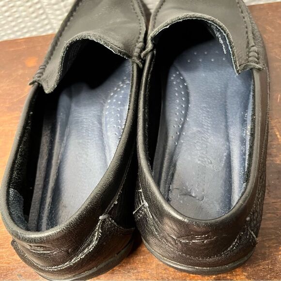 Tommy Bahama Nassau Venetian Black Leather Driving Loafers Size 8D - Picture 11 of 12